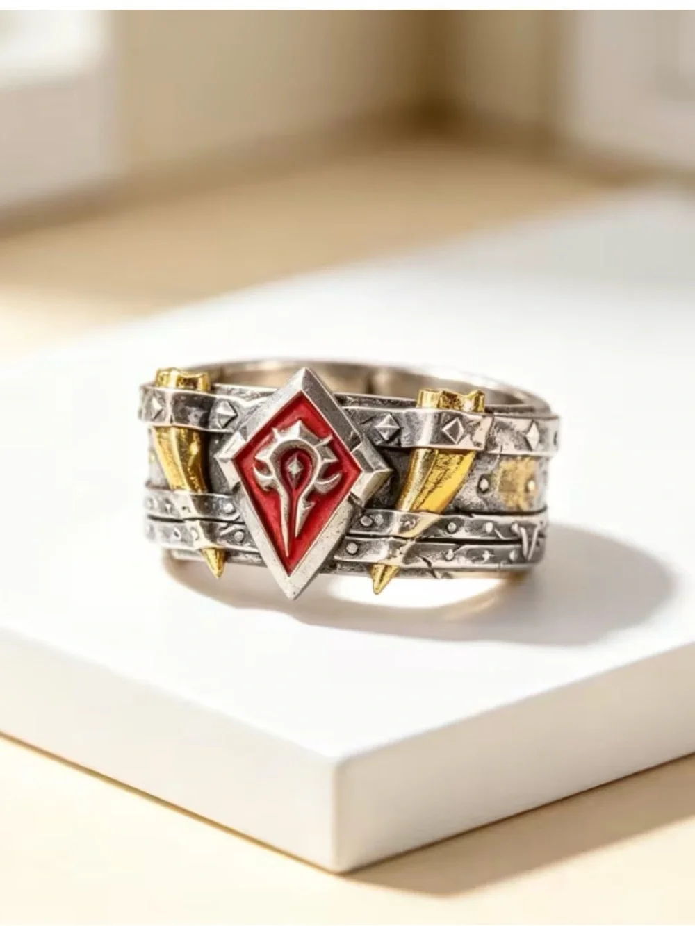 World Of Warcraft Horde Ring NEW Jewelry Collectible Fantasy Games Anime Toys